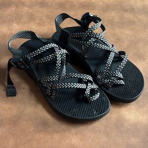 Chacos Black, White and Gray Women's Sandals
